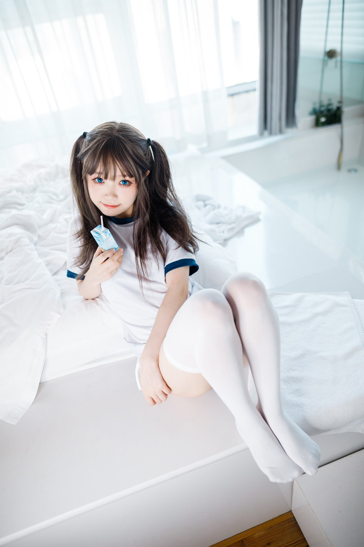 半双马尾体操服大腿袜 写真集